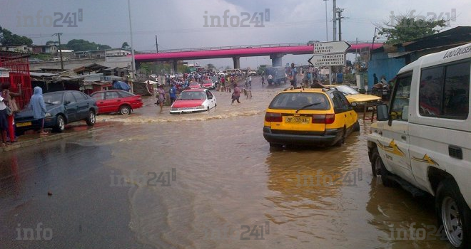 Libreville croulante sous les eaux des pluies diluviennes