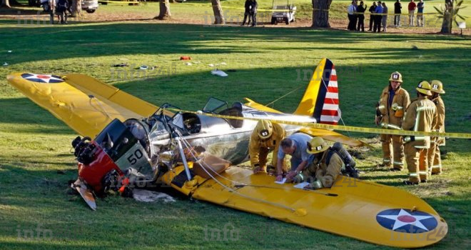 USA&nbsp;: Harrison Ford victime d’un accident d’avion en Californie
