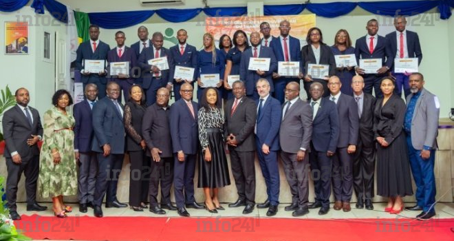 15 jeunes gabonais diplômés du programme ferroviaire «&nbsp;Tremplin&nbsp;» porté par Setrag et Eramet