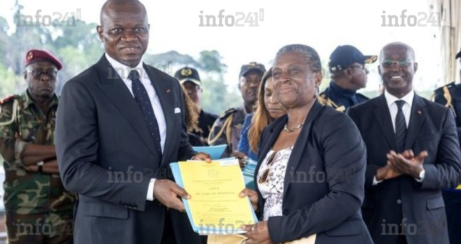 Igoumié&nbsp;: 300 nouveaux propriétaires gabonais reçoivent leur titre foncier