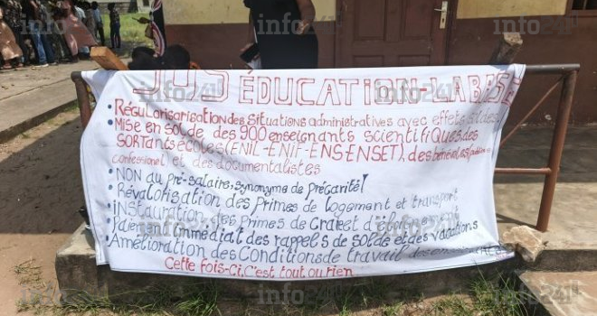 Grève des enseignants&nbsp;: SOS Éducation durcit le ton et ferme tous les établissements scolaires à Port-Gentil