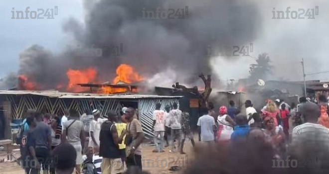 Ngadi&nbsp;: Plusieurs maisons réduites en cendres, des familles gabonaises sinistrées