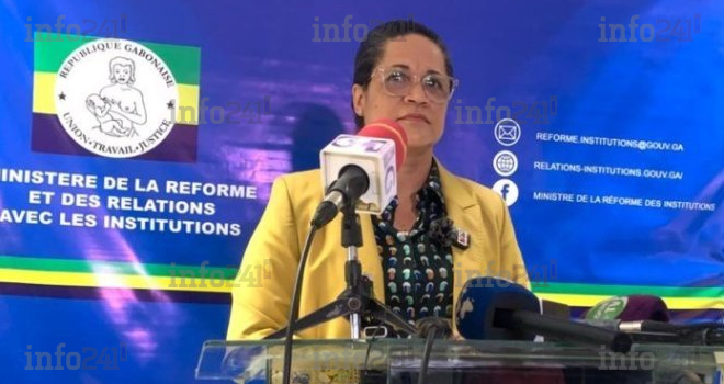 Réformes institutionnelles&nbsp;: Murielle Minkoué précise le calendrier post-transition