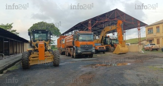 Port-Gentil&nbsp;: Des engins neufs pour la direction provinciale des Travaux publics