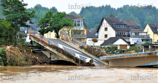 Allemagne&nbsp;: Le bilan des victimes des inondations s’alourdit ce vendredi à 103 morts