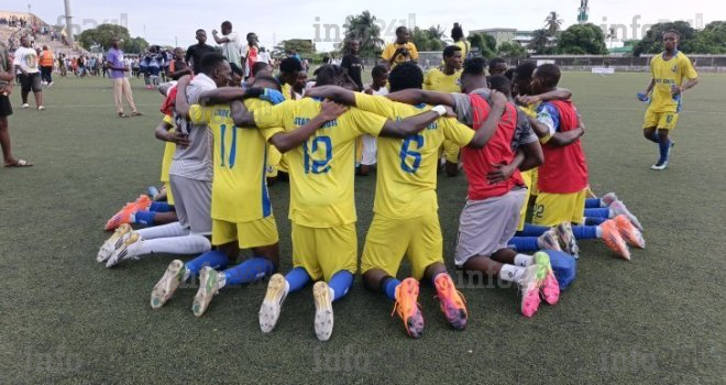 National Foot 1&nbsp;: le Stade Mandji domine le CMS à Port-Gentil et enchaîne une troisième victoire