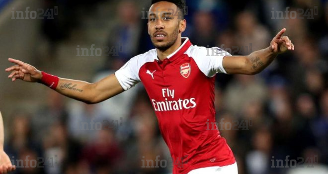 Aubameyang toujours dans le top 3 des buteurs de Premier League