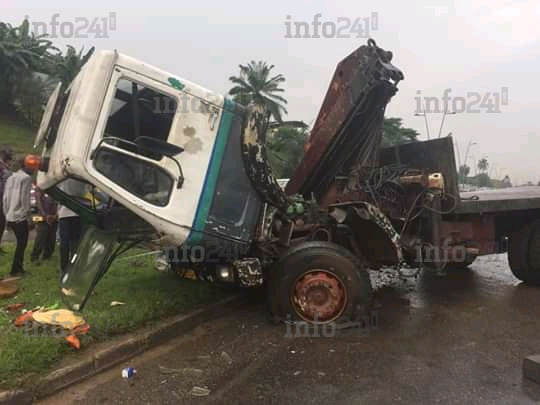 Accident au niveau de l’échangeur d’Awendjé&nbsp;: des vies humaines sauvées in extremis