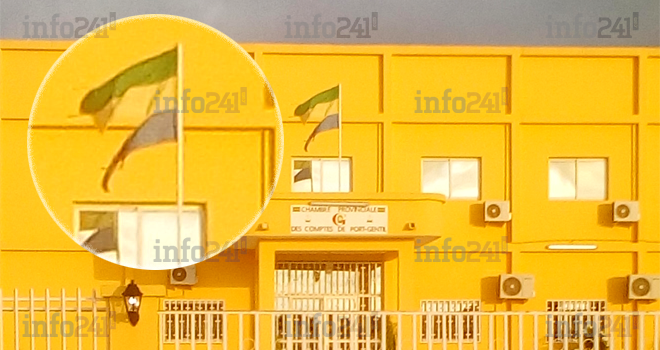 6 mois après, le drapeau gabonais en piteux état à la Chambre des comptes de Port-Gentil