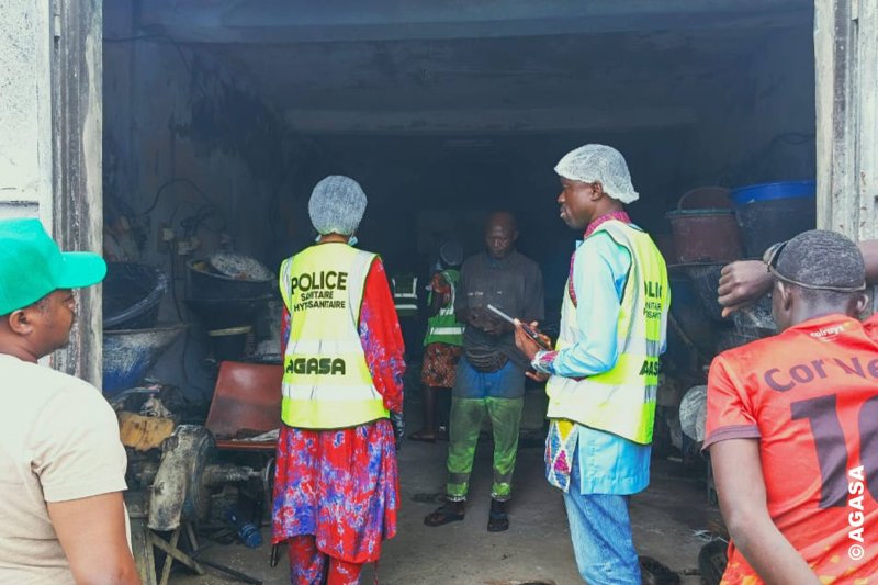 Akanda&nbsp;: L’Agasa ferme une usine artisanale de transformation alimentaire insalubre à Sherko 